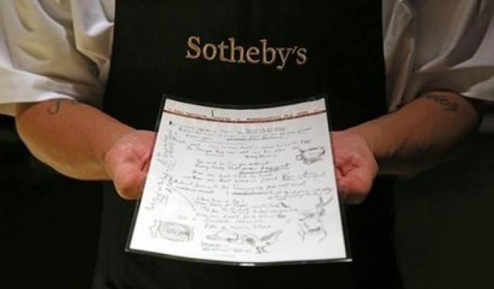 ‘Like a Rolling Stone’ all’asta per una cifra record ‘Like a Rolling Stone’ all’asta per una cifra record