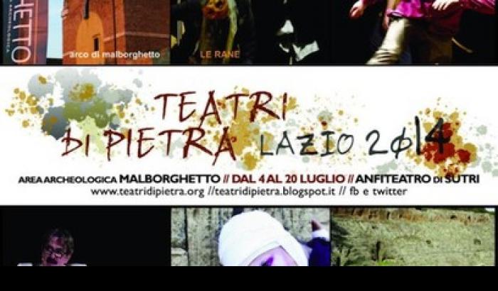 Dal 4 al 20 luglio torna Teatri di pietra Lazio