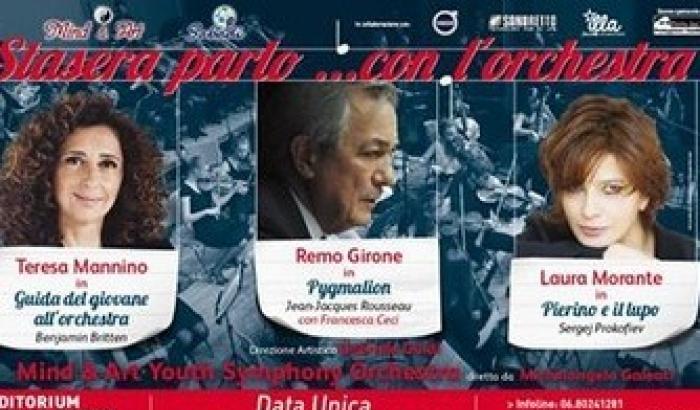 Morante, Girone e Mannino in 'Stasera parlo con l'orchestra'