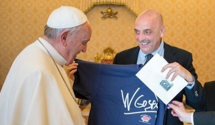 Paolo Brosio realizza il suo sogno: incontra Papa Francesco