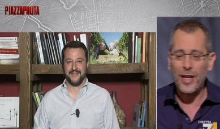 Bimbi schiavi in Turchia, Salvini a Piazzapulita: "prima gli italiani"
