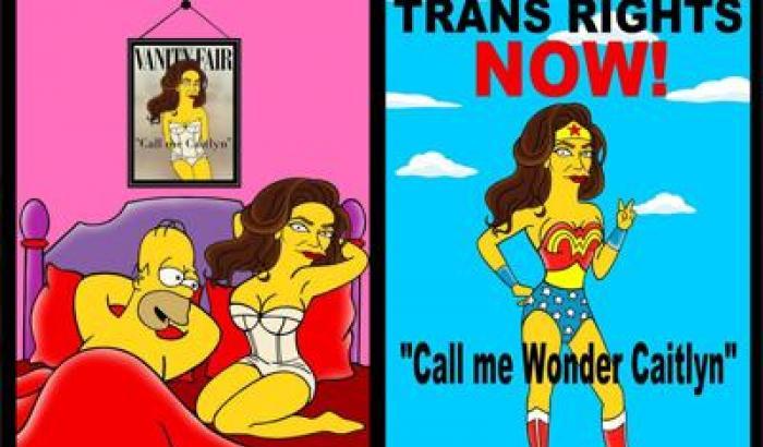 Caitlyn Jenner strega Homer: ecco lo spot sui diritti transgender
