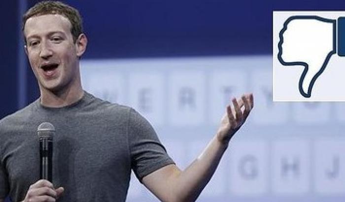 Zuckerberg: su Facebook arriva 'non mi piace'