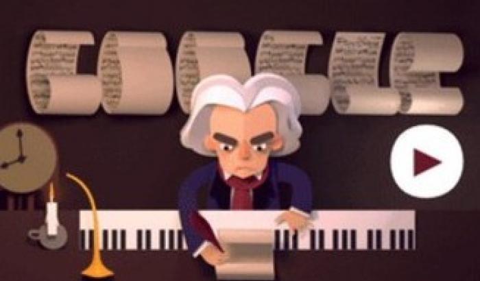 245 anni di Beethoven: Google lo festeggia con un doodle