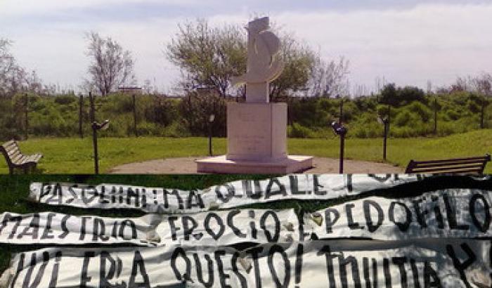 Boccacci rivendica: ho devastato io il monumento a Pasolini