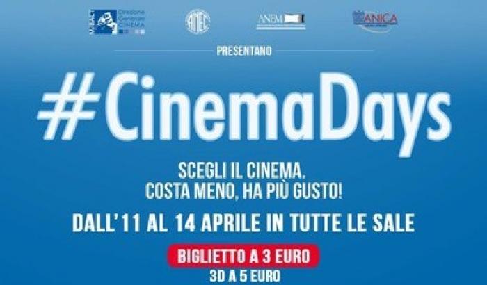 Al via i CinemaDays 2016: in sala a 3 euro