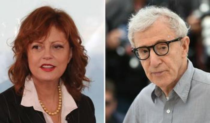 Susan Sarandon contro Woody Allen: ha abusato di una bimba, non è giusto