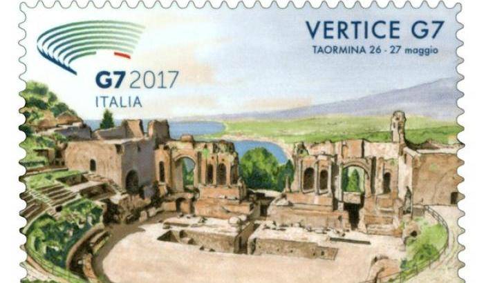 G7 2017: il teatro greco di Taormina sul francobollo celebrativo