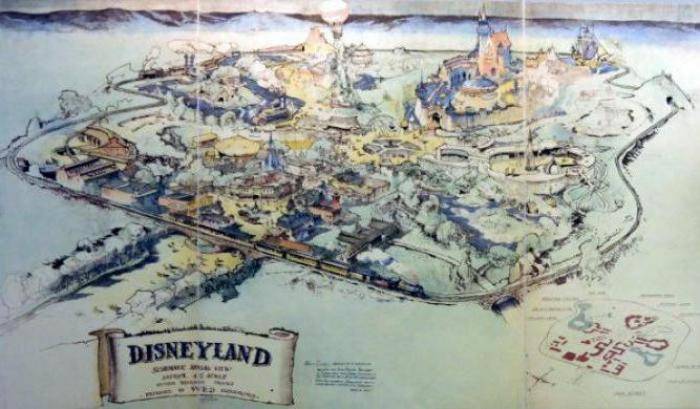 Los Angeles: venduta a 706 mila dollari la cartina del primo Disneyland