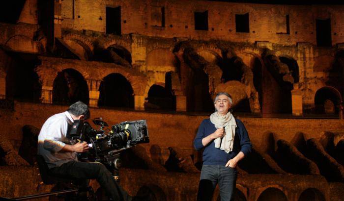 Bocelli al Colosseo, per una volta  nessun dorme a Roma