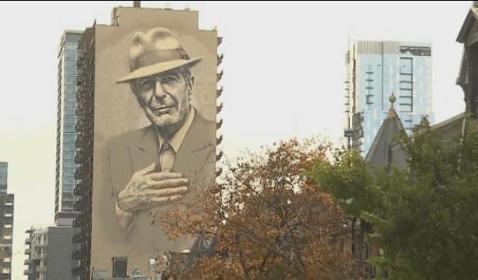 A Montreal un murale a un anno dalla scomparsa di Leonard Cohen