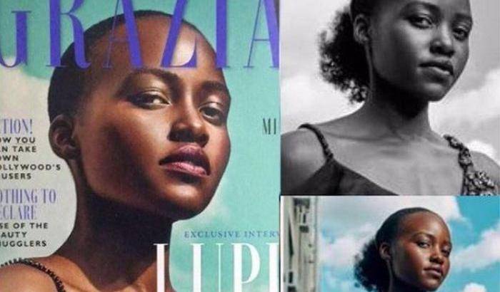 Lupita Nyong'o a Grazia: "I miei capelli afro non erano di vostro gusto"