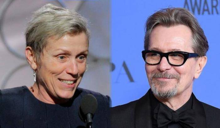 Oscar 2018, i migliori attori: Gary Oldman e Frances McDormand