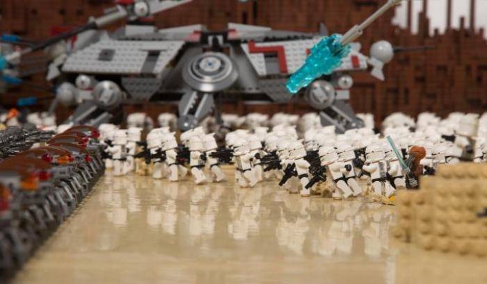 I momenti clou "Star Wars" in forma di mattoncini Lego
