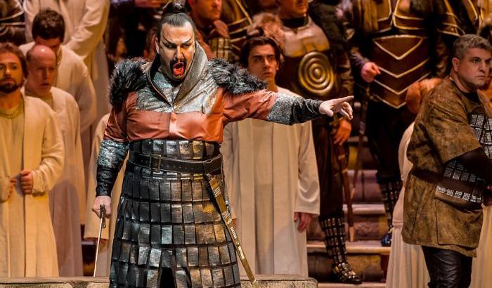 Al via l'"Attila" di Verdi che inaugura la stagione 2018-2019 della Scala di Milano