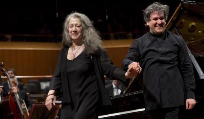 Martha Argerich & Friends, la pianista suona con Pappano e amici