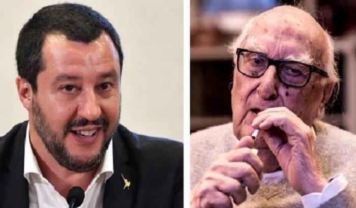 Camilleri: "questo governo mi disgusta" e Salvini lo sbeffeggia: "scrivi che ti passa"