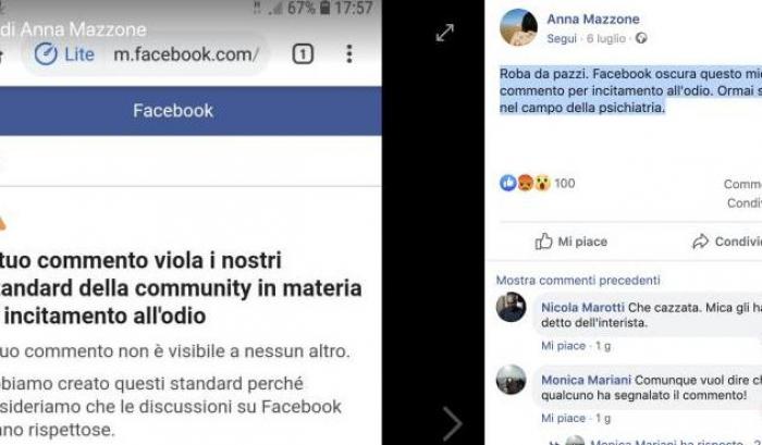 Dopo la 'crucca' alla Rackete, Mazzone (Tg2) censurata da Facebook: 'odio razziale"