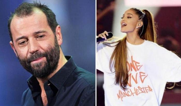 Fabio Volo, sessismo e volgarità su Ariana Grande: "Sembra una mign*tta"