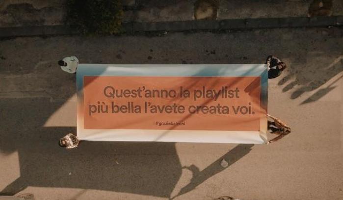 "#Graziebalconi”: così Spotify omaggia gli italiani con uno spot