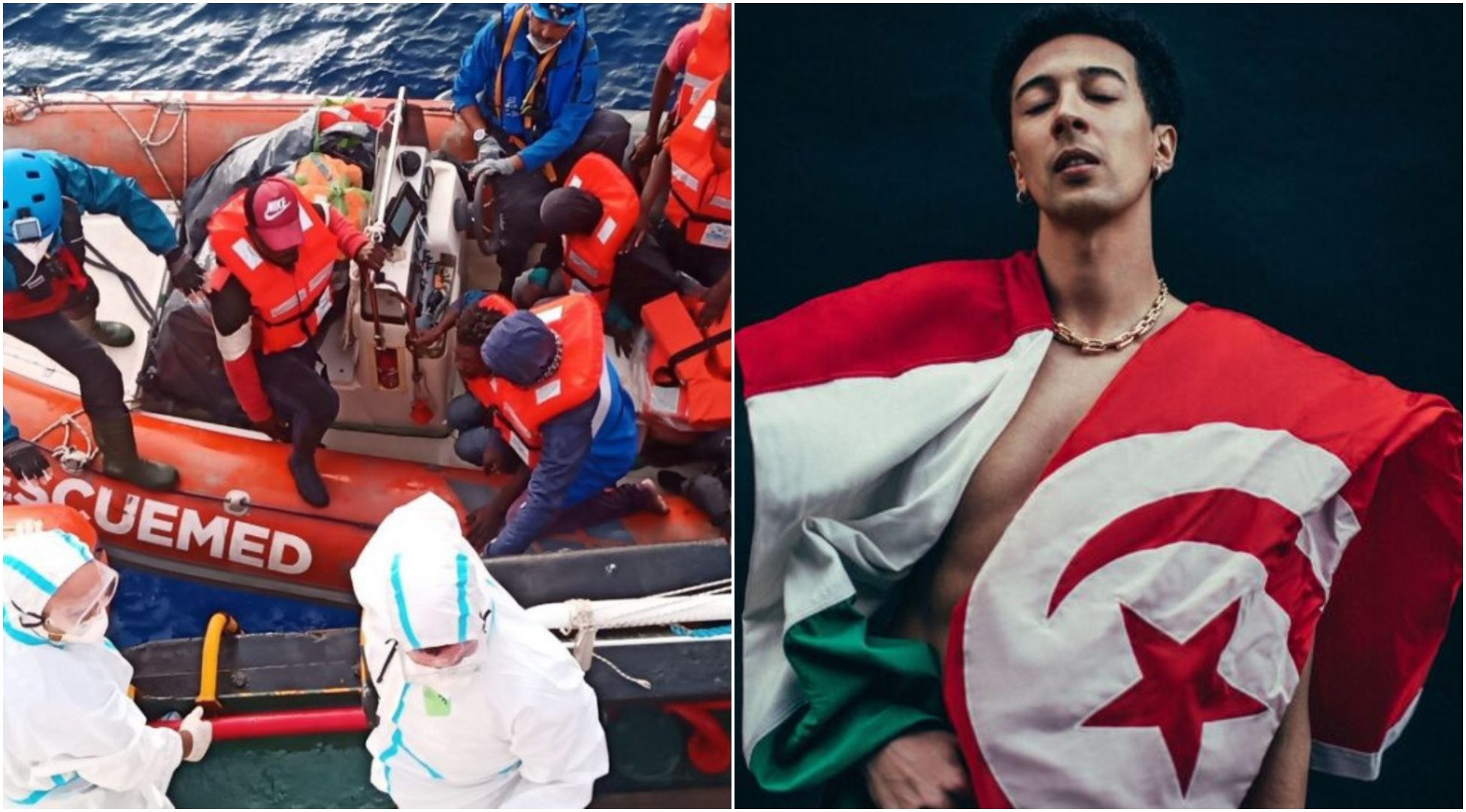 Ghali in soccorso di una Ong: comprata una barca per salvare i migranti