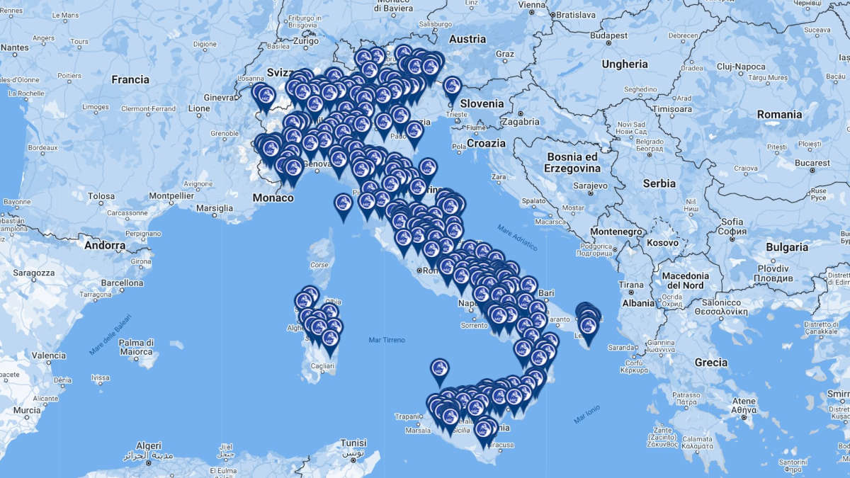 Mappa interattiva borghi