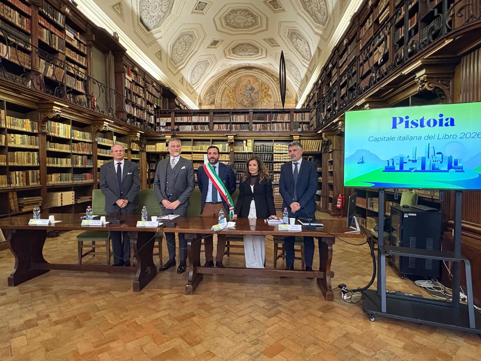 Pistoia Capitale italiana del Libro 2026