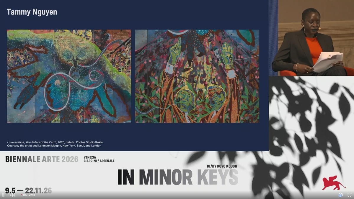 Una Biennale arte 2026 nata all’ombra di un mango con artisti dal mondo senza Italia