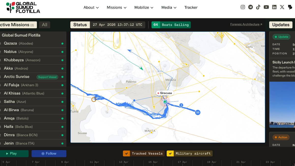 Una nuova flotilla di 'Primavera' per Gaza