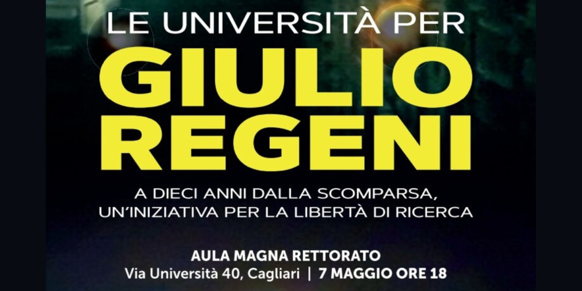 A Siena gli atenei aderiscono a "Le università per Giulio Regeni" con proiezioni e dibattiti